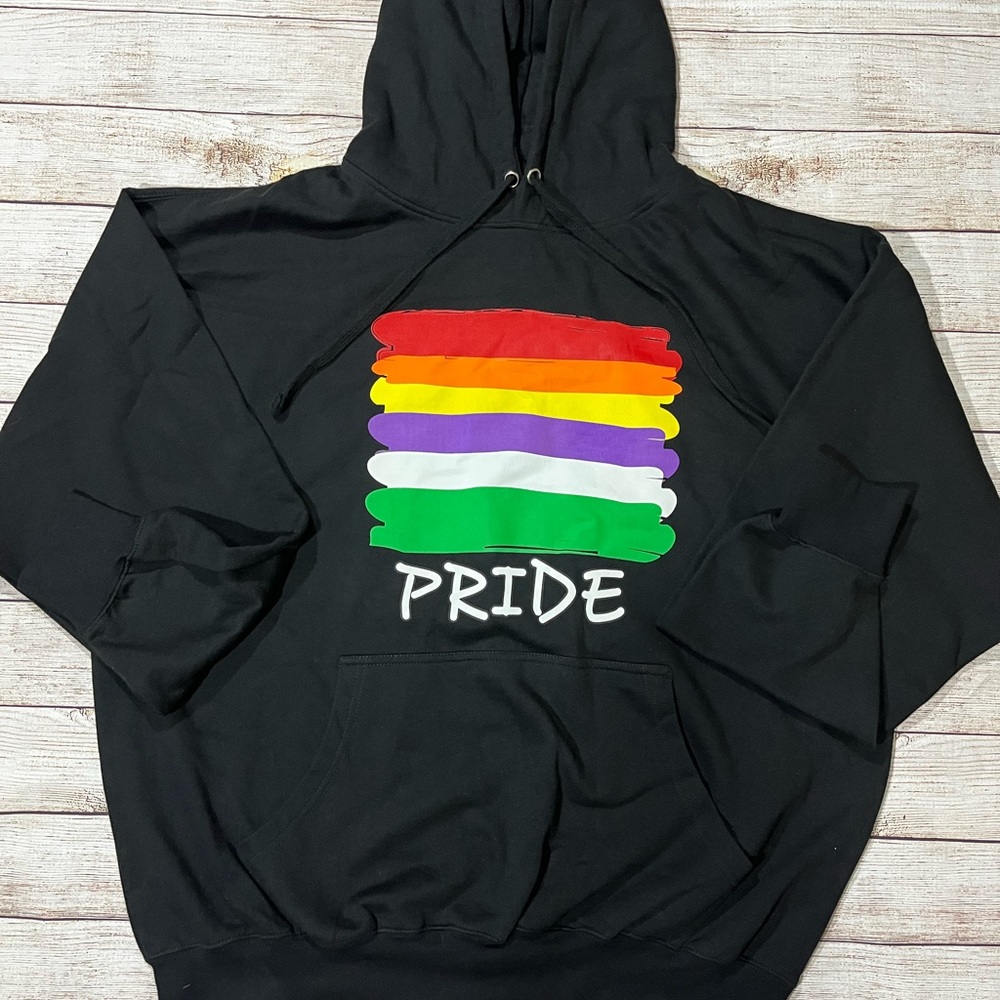 🆕Cotton Heritage NWOT Pride Hoodie Size 3XL